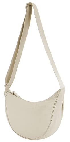 Image of Crossbody Bag Hobo Sling Crescent Bags Women Men Trendy Small Shoulder Bag Purse Dumpling Casual Handbag Adjustable Strap