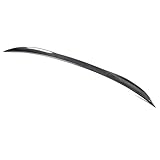 V Style Real Carbon Fiber Sleek Highkick Trunk Spoiler Wing Boot Lid Compatible for 2021-2023 BMW G23 430i M440i G83 M4 Convertible