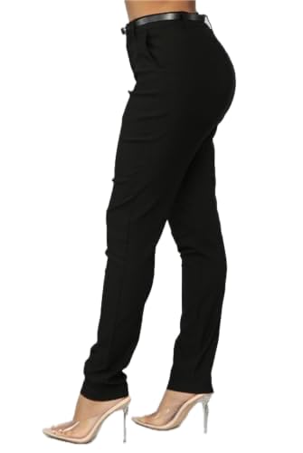 Women's Skinny Pants with 3 Pockets - Lightweight & Breathable Stretch Work Pants Women - Business Casual Bottoms3