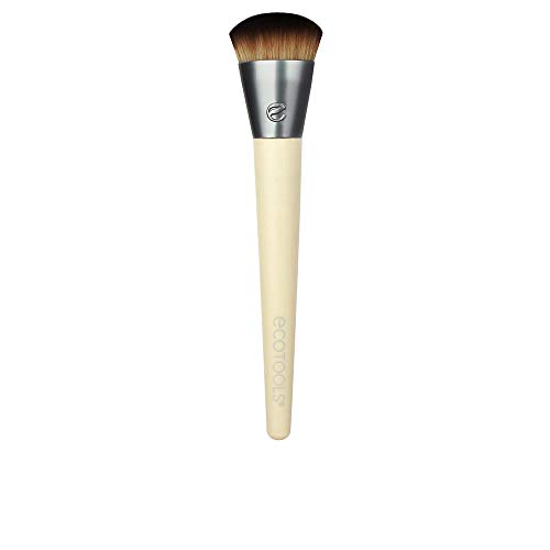 EcoTools Wonder Cover Complexion Makeup Brush, For Liquid or Cream Foundation, Medium to Full Coverage, 1 Count