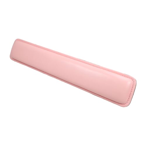 DOITOOL resto del teclado delgado teclado de de teclado de juego de almohadilla de mano reposamuñecas para teclado blanco protector de para teclado PU rosa