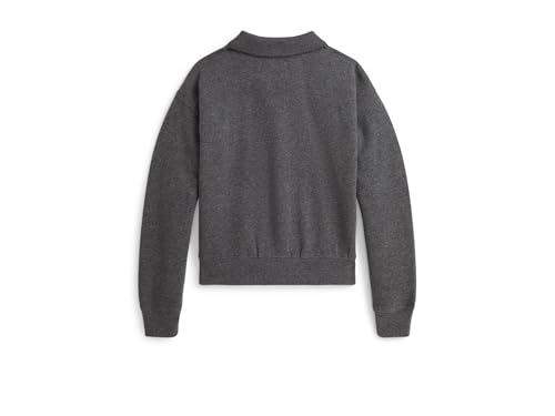 POLO RALPH LAUREN Girls' Logo Fleece Polo Sweatshirt (Big Kid)2