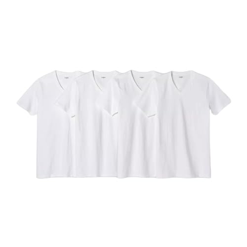 Goodfellow & Co Men's 4pk V-Neck Short Sleeve T-Shirt -