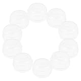 COOLHIYA 10個 ガスコンロノブプロテクター 透明燃气灶保護カバー 耐久製 キッチン 保護カバー の誤操作防止 汚れ防止用家用調理器具