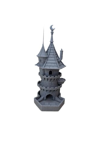 Wizards Dice Tower 11" Skull 3D Printed RPG Dice Accessory