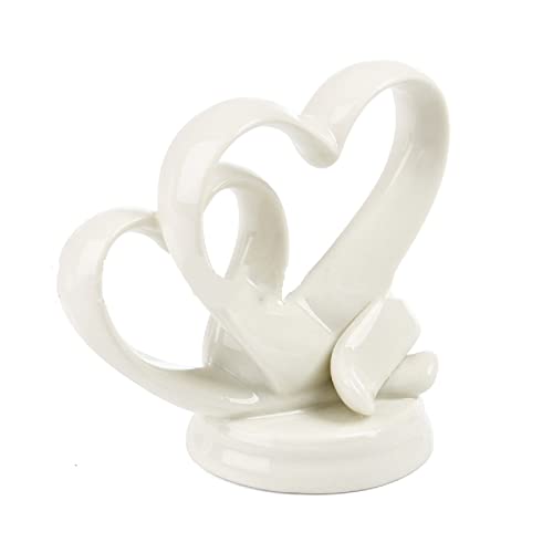 Décoration de gâteau haut de gamme en porcelaine blanche pour mariage d'exception