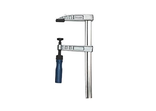 Brüder Mannesmann Werkzeug Schraubzwinge 120 x 200 mm, DIN 5117, M90422 Silber