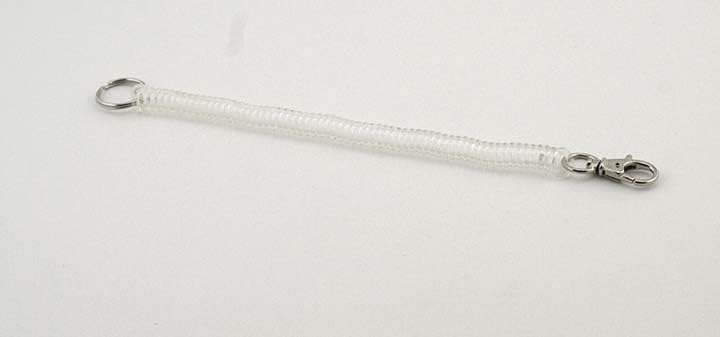 Tether, 8" Curly Cord W/SNAP 700207-NPF