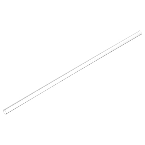 Image of uxcell Clear Rigid Tubing 7mm(0.28 inch) ID x 9mm(0.35 inch) OD x 1Ft Length Round Plastic Polycarbonate Tube