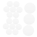 TOBBOMEY 100 Stück Einweg Kaffeefilter Rund Kaffeefilterpapier für Handbrüher Vietnamese Pot Pot Filtration für Reinen Kaffee Geschmack