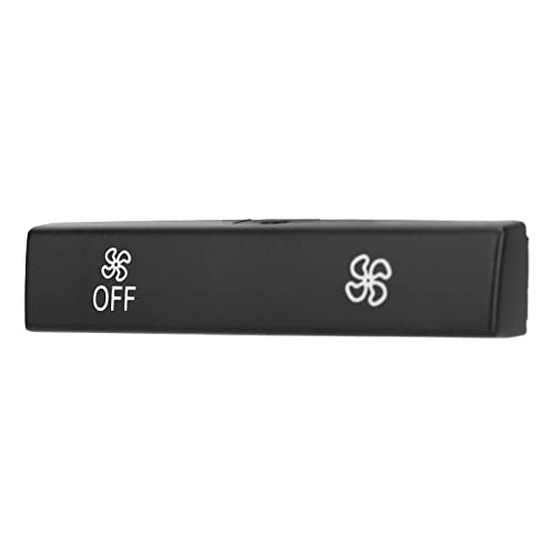 Air Conditioning Control Button Cover, Fydun Car Front Air Conditioner Fan Speed Button Climate Control Switch AC Fan Speed Button Cap Replacement for 5 Series F07 F10 F11 F18