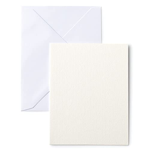 Cricut Cold-Press Watercolor Cards, R20 (12ct) Customizable Blank Greeting Cards with Envelopes, Create Personalized Birthday Cards, Thank You Cards & Invites, Compatible with Cricut Machines