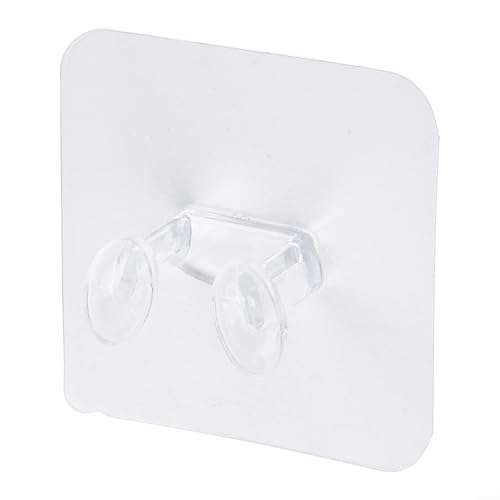 UTTASU Práctico gancho de uñas para cocina y baño, diseño fuerte y transparente