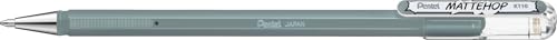 Bolígrafo Pentel Mattehop Gel Rollerball 1.0 mm Gris miniatura 2