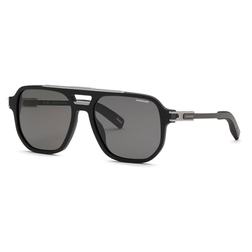 Chopard, GAFAS DE SOL, SCH412, MATT/SANDBLASTED BLACK (SMOKE), 57/18/145