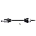 Detroit Axle - 2.3L Front 2pc CV Axles Drive Shafts for 1998-2002 Honda Accord, 2 Complete CV Axles Drive Shafts Assembly 1999 2000 2001 Replacement