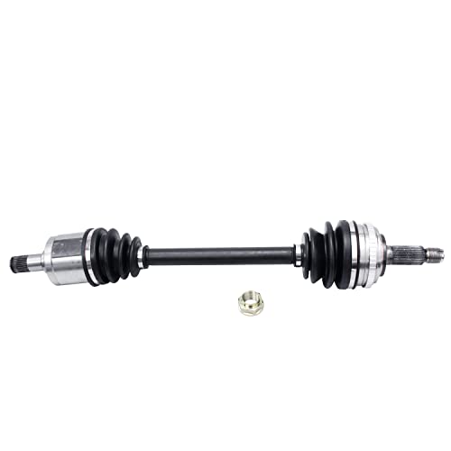 Image of Detroit Axle - 2.3L Front 2pc CV Axles Drive Shafts for 1998-2002 Honda Accord, 2 Complete CV Axles Drive Shafts Assembly 1999 2000 2001 Replacement