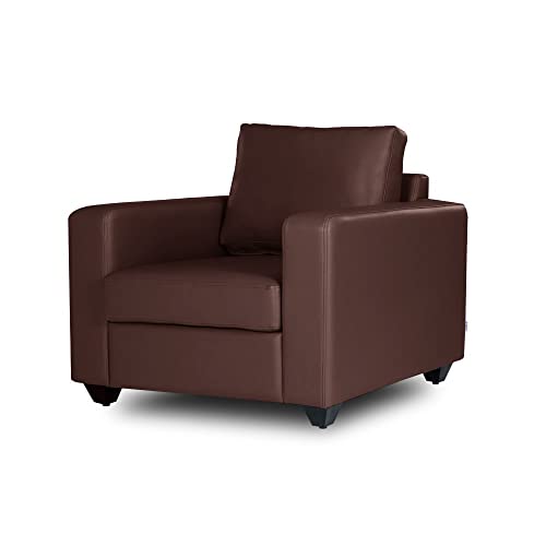 Image of Wakefit Sofa Set | 3 Year Warranty | Sofa 1 Seater, 1 Seater Sofa for Living Room, Wooden Sofa Set, Sofa Set Single Seater - Napper(Romance : Dark Fantasy)