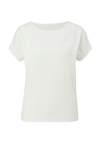 s.Oliver 2163768 T-Shirt, Bianco 0210, 48 Donna