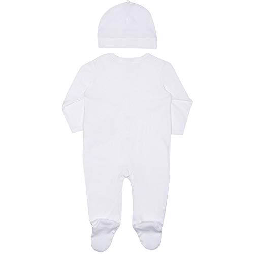 TipTop Macacão com pés e Touca Dad Branco, P