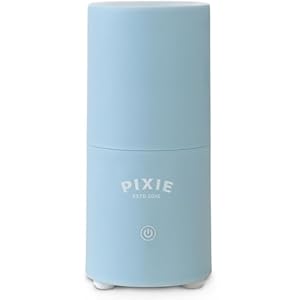 Pixie Menstrual Cup and Disc Steamer Sterilizer – 3 Minute Steam Clean – Sensor On-Off Button – Automatic Shut Off – Compact Cylinder Design