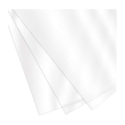 CFS Products 7 Mil 8-1/2 x 11 Inches PVC Binding Covers - Pack of 100, Clear Compatible with GBC, Fellowes and Trubind Binding Machines and More Cover