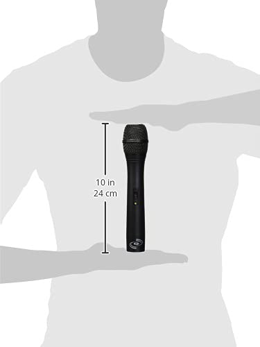 ไมโครโฟนไร้สายแบบพกพา Pyle พร้อมแผ่นซ้อนขนาด