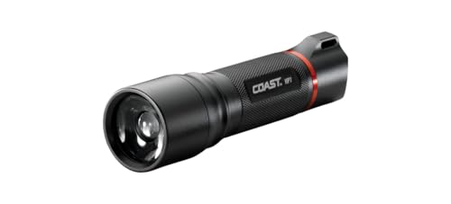 Coast HP7 Handheld Focusing Flashlight, Black