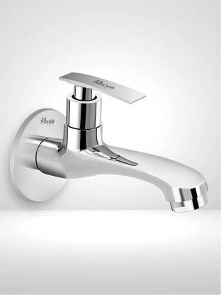 Alturas Passion Brass Long Body Bib Cock Tap with Wall Flange- Set of 1