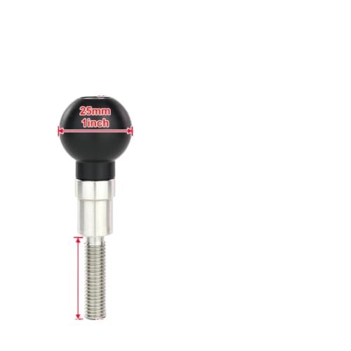 Base de serrage guidon de moto rotule 25mm vis M8 pour support
