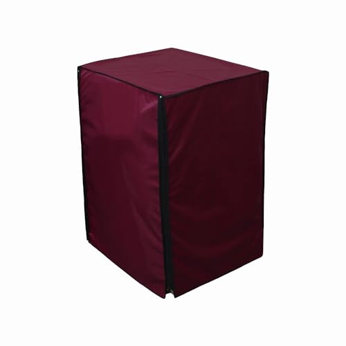 Image of Wings Star Front Load Washing Machine Cover Suitable for Bosch 6.5 kg, 7 kg, 7.5 kg, 8 kg, 8.5 kg, 9 kg. (63X63X81 CMS, Maroon)