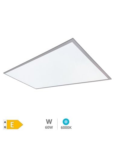 Pannello LED da incasso "Luena" (60W 6000K 4400lm) IP20 1195x295x30mm colore nichel