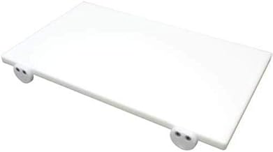Tagliere in polietilene professionale bianco 40x30x2 con fermi