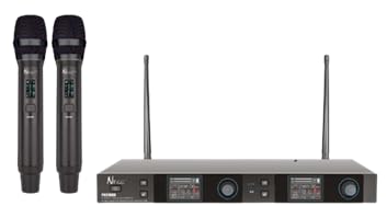 Nx Audio PRO7000 Professional UHF True Diversity Wireless Dual Channel Microphone System, 700 Feet Range, Digital 16-bit ID Pilot-Tone, PLL Frequency Control-image-14