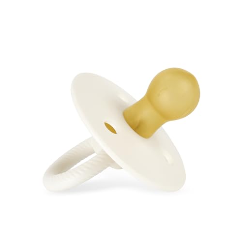 image for Itzy Ritzy Natural Rubber Pacifiers, Set of 2 – Natural Rubber Newbo