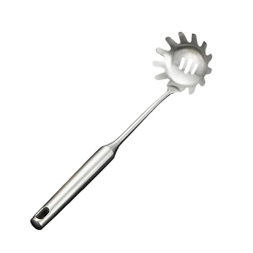 Set di stoviglie per 6 persone, in acciaio inox, pinze per spaghetti, pinze per spaghetti, piatti e ciotole nere (argento, taglia unica)