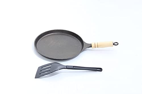 Frigideira Antiaderente Tapioca 22cm Cabo Madeira e Espátula