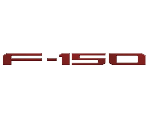 Image of F-150 Tailgate Emblem Letter Inserts - Compatible with 2021-2026 F-150