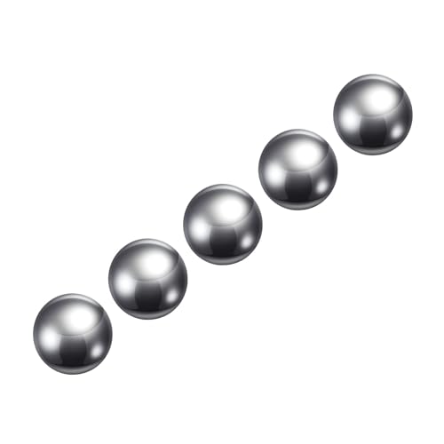 METALLIXITY Precision Balls G100 16mm 5pcs, 304 Stainless Steel Bearing Balls Beads - for Industry Kit, Machinery, Automotive, and DIY