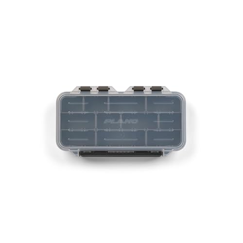 Image of Plano StowAway 3500 Stow Tackle Box, with Corrosion-Preventive Rustricor, Single Latch Design, Transparent DuraView Lid, Stackable Storage for Fishing Bait, Lures and Gear