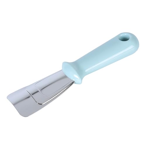 Refrigerator Ice Shovel, Stainless Steel Ice Shovel Refrigerator Deicer Ice Scraper Snow Remover Ice Remover Scoop for Refrigerator, Blue