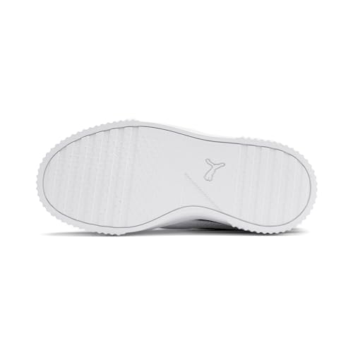 Image of Puma Women's Carina Ps Black White Leather Sneakers-13 UK (370533)