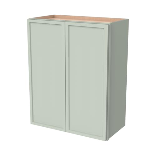 HCIOAN Wall-Mounted Cabinet – Solid Wood Newtown Style Medicine Cabinet
