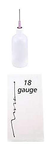 AMACO - 11261G 18 Gauge Underglaze and Mixed Media Applicator, 2 oz Polyethylene Bottle