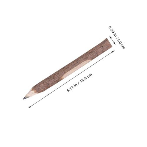 Lápices de madera natural 10 piezas 13cm miniatura 2
