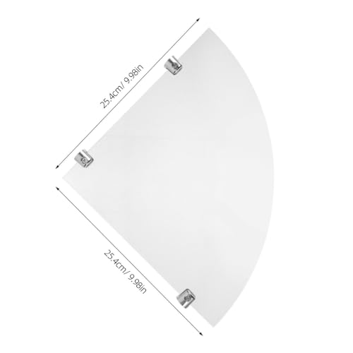 Estante esquinero triangular de baño con diseño moderno minimalista pack de 2 4