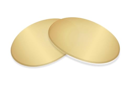 Sunglass Fix Replacement Sunglass Lenses Compatible for Hugo Boss HB 11526 52mm (Polarized SFx Ultra Gold Mirror Brown Pair)