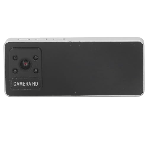 ANGGREK Mini Camera, Brooch Recorder Camera Wide Angle Compact OTG Connect 1920x1080P Portable with Motion Detection for Sports