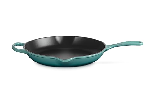 Image of Le Creuset Enameled Cast Iron Signature Round Skillet, 11.75 inch, Riviera