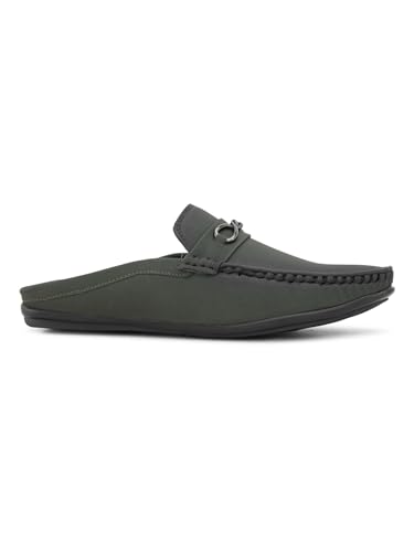 Image of SIR CORBETT Leather Back Open Loafers Shoes for Men (Size 6 to 13)